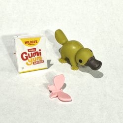 Platypus + Butterfly (Gumi Yum Surprise - Widlife) Collectible Animal Figurine / Puzzle Toy — with instructions