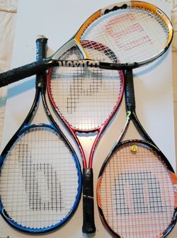 Lot Of 4 Tennis Racquets