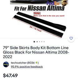 Nissan Altima Side Skirts 