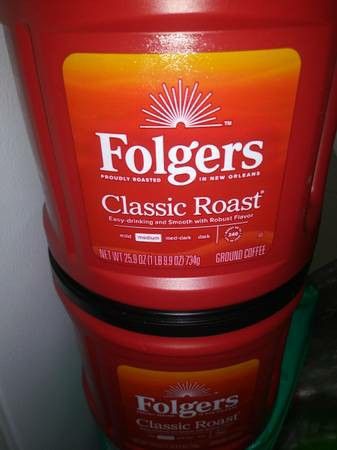 Folgers Coffee. Classic Roast. New. 2024Â