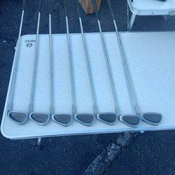 Power Tour Oversize Golf Clubs RH 3-4-5-6-7-8-9 (7 clubs total)