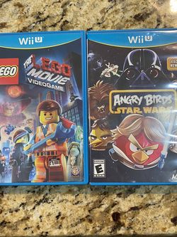 WiiU Angry Birds Star Wars And Lego Movie