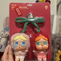 Crybaby- Crying For Love Series-Vinyl Plush Hanging Card(Love you cherry much)