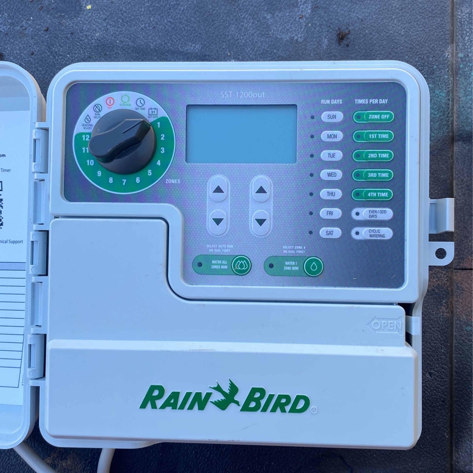 Rainbird sprinkler system