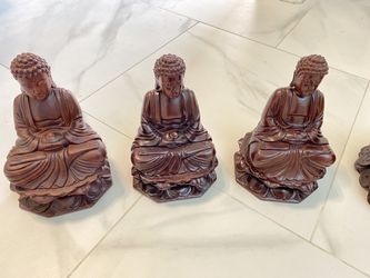 Antique Chinese Wood Buddha Sculpture 