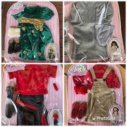 New Girls On The Go 18” Doll Outfits With Shoes $10 Each 