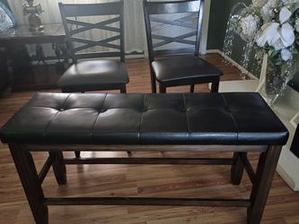 Bar stool chair, Bench,sillas y banca