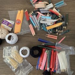 Crafting tools, tassels, craft materials, Jewelry Boxes
