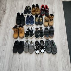 Nike, Adidas, Sasuke, Vans, Oshkosh,  Levi 's, Wonder Nation Kids Sizes: 8,9,10, 11,12