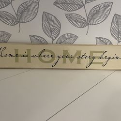 Home sign