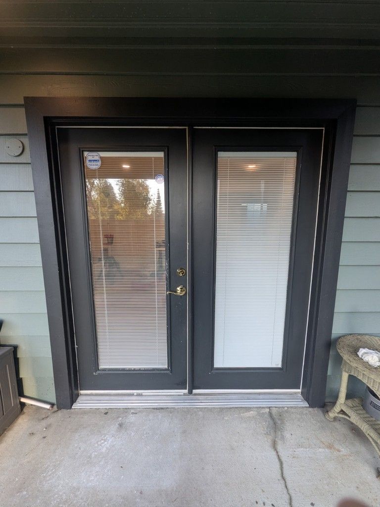 French Doors With Built In Blinds
