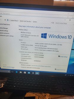 HP PC PAVILION CORE I5-6400, SSD 200GB, 8G RAM, WINDOWS 10
