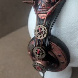 steampunk headphones 3.5mm handmade working 