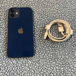 Blue iPhone 12 64GB Unlocked For ANY carrier ‼️