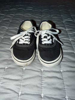 Kids toddlers Vans Authentic Elastic Lace Shoes size 7.0
