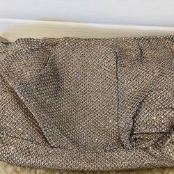 Express Gold And Black Clutch