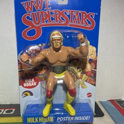 WWE Superstars Hulk Hogan Action Figure  Retro 8"