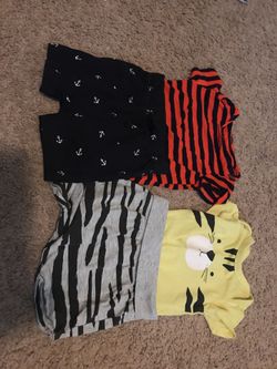 Boys 1-2 months short sets