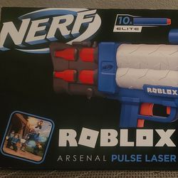 NERF Roblox Arsenal Pulse Laser Motorized Dart Blaster Gun for