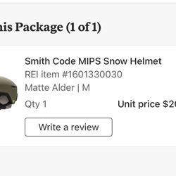 Smith Code MIPS Snow Helmet