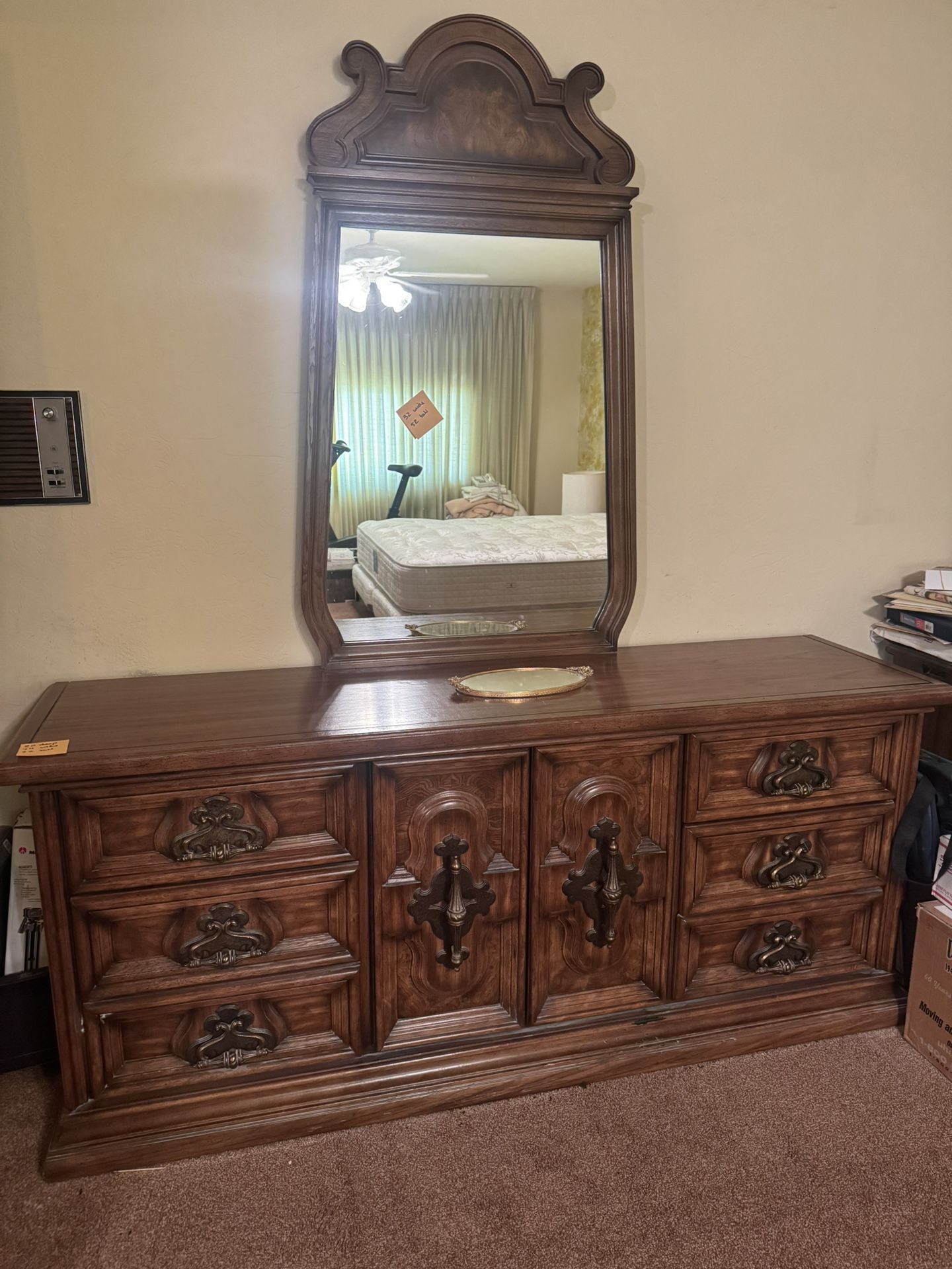 Dresser, Armoire & Headboard