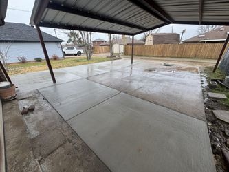 concrete base