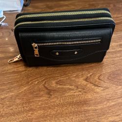 Womens Black Wallet 