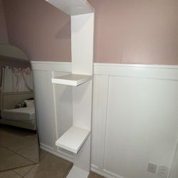 Vanity Shelf All Wood, Handmade. Very Sturdy 