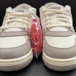 Nike Air Jordan 4 RM GS Fire Red Sail Grey IH7458-100 Size 6Y New No Box Lid