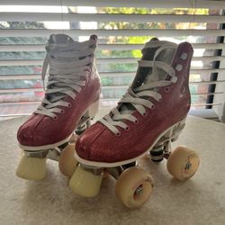 Kids Size 1 Disco Glam Lazy Roller Skates