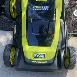 New Ryobi 18v Self Propelled Mower