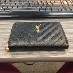 Monogram Saint Laurent  Leather Wallet