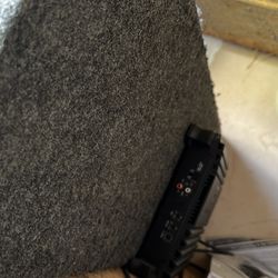 speaker box and amp for sale