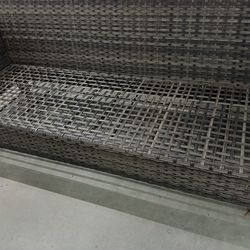 Rattan wicker couch