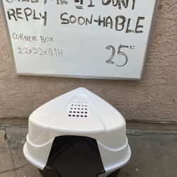 Corner Litter Box