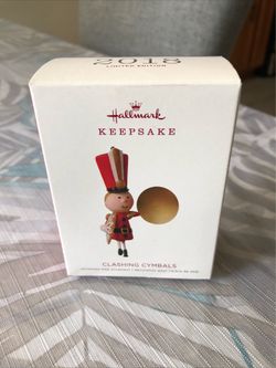 Hallmark 2018 Clashing Cymbals Ornament - NEW