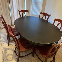 All Wood Dining Table 