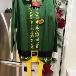 Elf Christmas Sweater - 2 Sizes Available