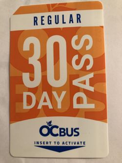 Brand new Bus pass ,