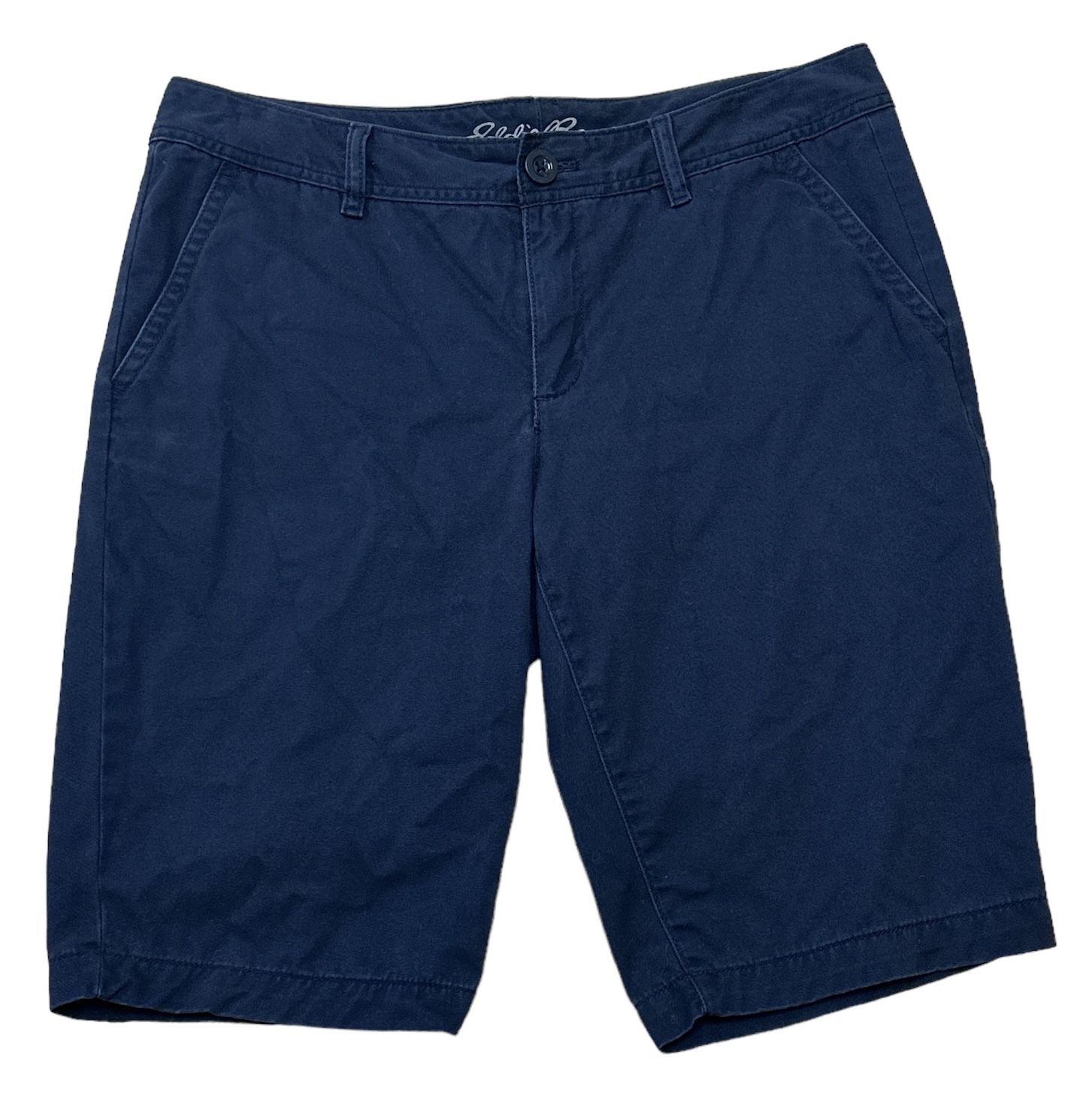 Eddie Bauer Women’s Navy Blue Casual Chino Shorts Size 6