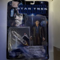 Playmates Toys Star Trek Zefram Cochrane First Contact Action Figure
