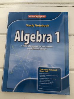 Algebra 1 Study Notebook