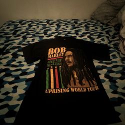 Vintage Bob Marley And The Wailers Uprising World Tour T-shirt Size 2XL