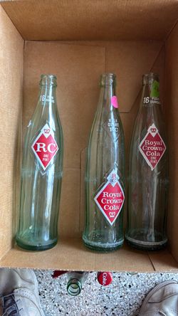 Royal Crown soda bottles (3).
