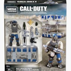 Mega Construx Call of Duty Navy Weapon Crate Set - GFW76 - 39 Pieces -Brand New