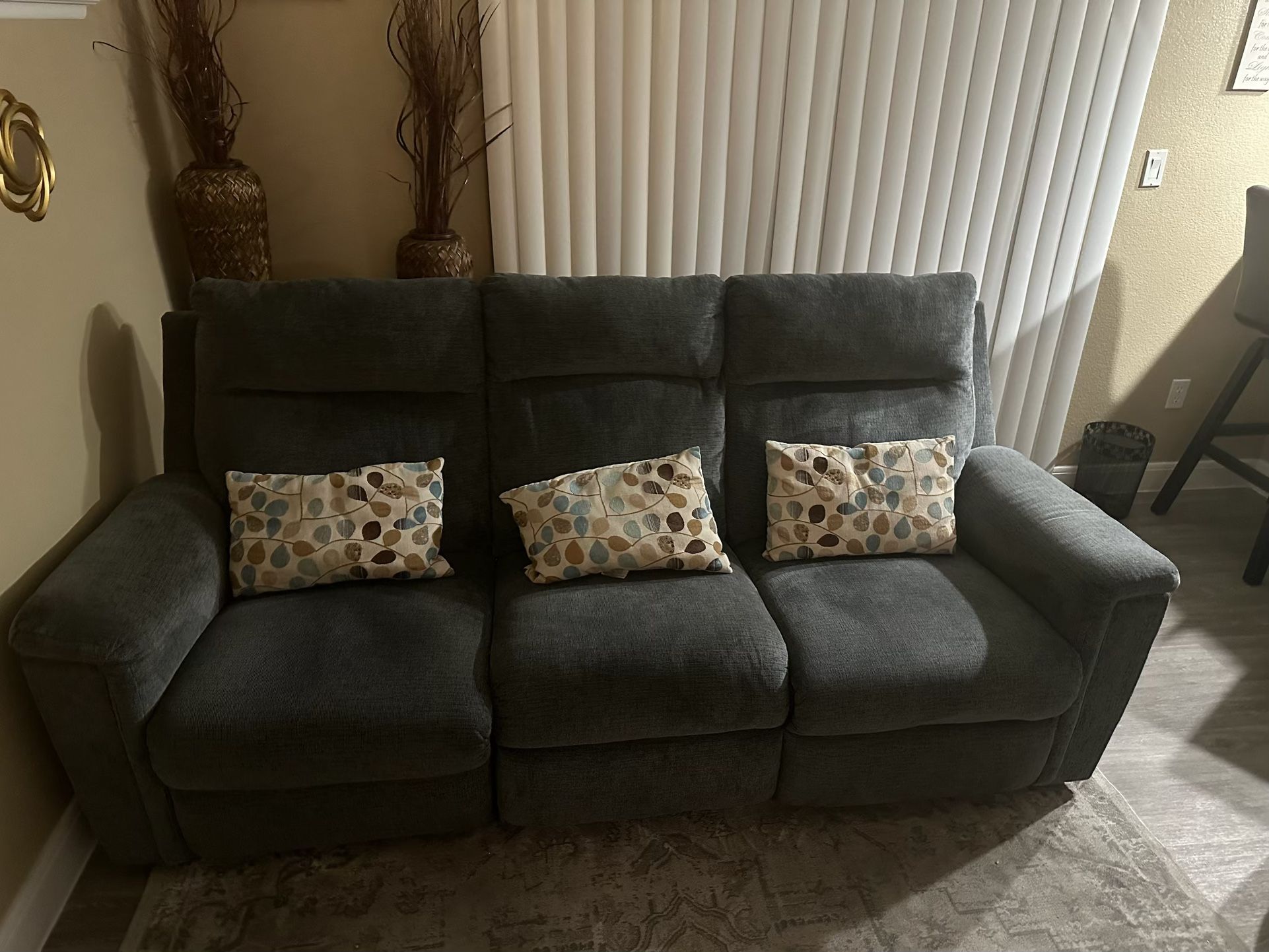 Couch with Recliner