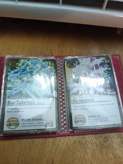 31 zatch bell cards in mini binder from 2005