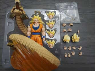 Custom Games Begin Goku with Demoniacal Fit Super Saiyan 3 Dragon Blaster Head