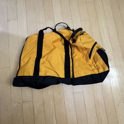 Yellow duffle bag brand new condition travel kid adult child
