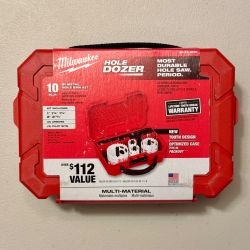 New Milwaukee 10 Piece HOLE DOZER Bi-Metal Hole Saw Set, 49-22-4039